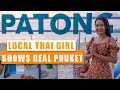 A local Thai Girl shows Phuket. Patong Beach and Bangla Walking Street.