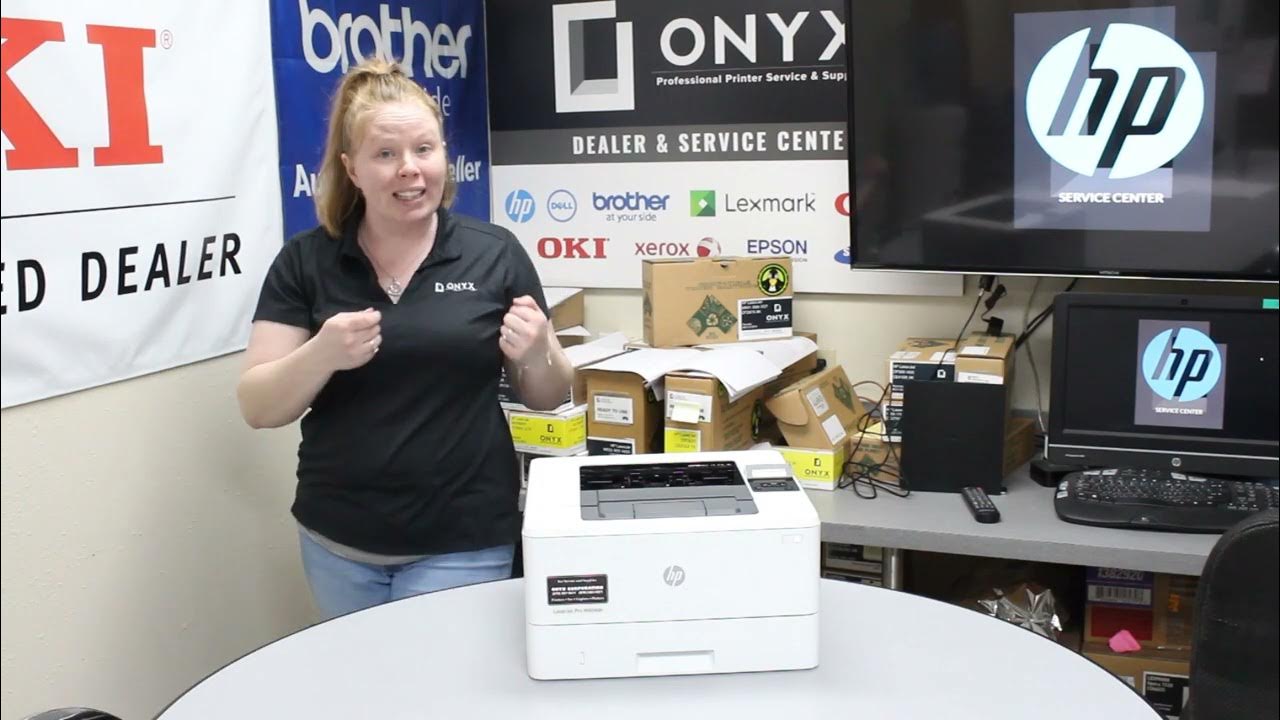 HP M404dn How to Clear a Paper Jam Onyx Imaging YouTube