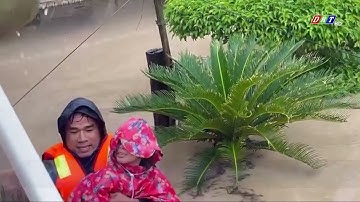 Xã Phú Hoà 1 di dời khẩn 135  hộ đến nơi an toàn