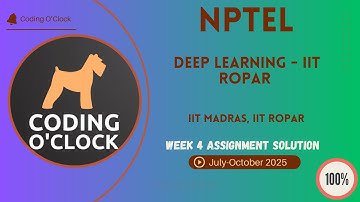NPTEL Deep Learning - IIT Ropar Week 4 QUIZ Solution July-October 2025 IIT Madras, IIT Ropar
