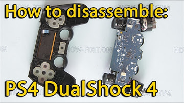 PS4 Controller DualShock ver1 Disassembly and Reassembly Guide