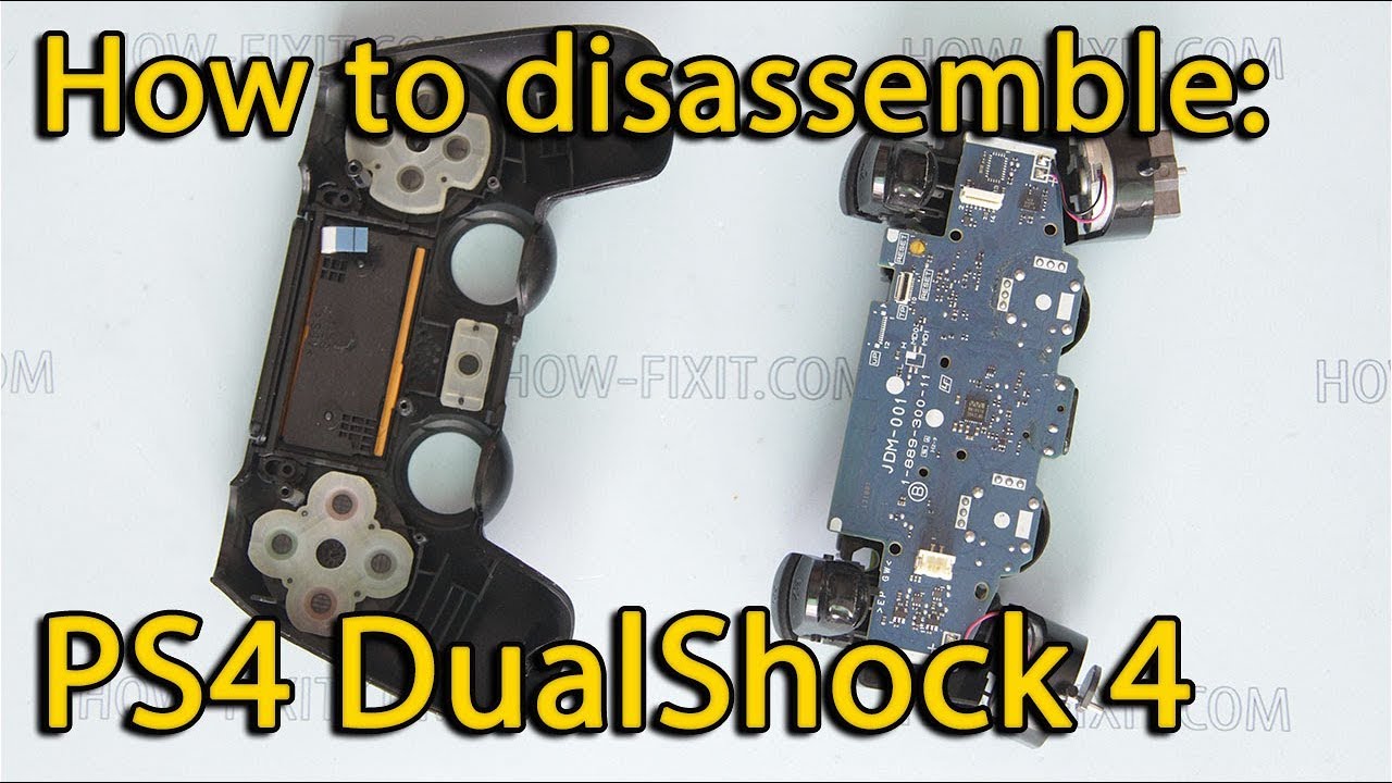 PS4 Controller ver1 Disassembly and Reassembly Guide - YouTube