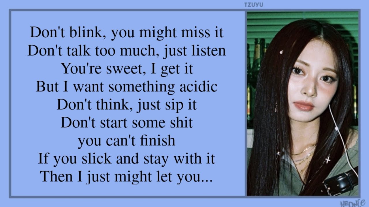 Corbyn Besson & TZUYU - Blink (Lyrics)