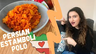 Making Persian Food - Estamboli Polo (Tomato Rice) | Mahsa Hammat Bahary