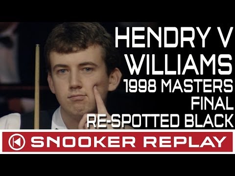 1998 Masters Final Hendry v Wiliams - Re-Spotted Black