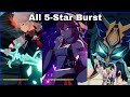 Genshin impact  all 5star burst animations