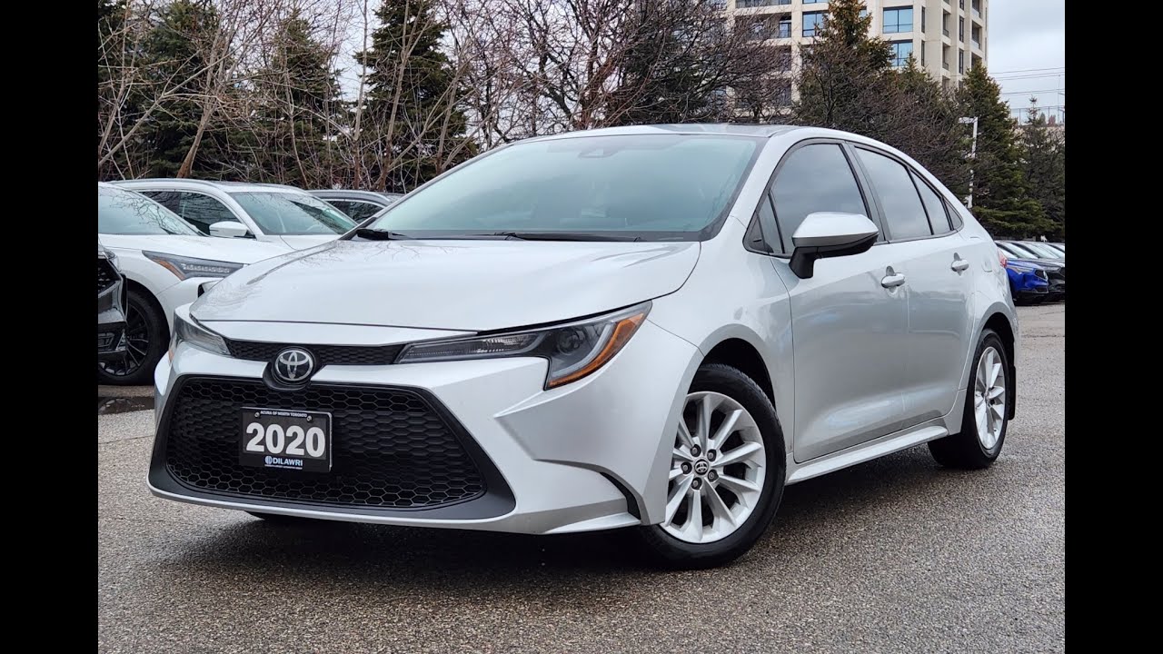 2020 Toyota Corolla 4-door Sedan LE CVT P6607A - YouTube