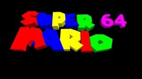 Mario 64 1995 beta: Wet-Dry World