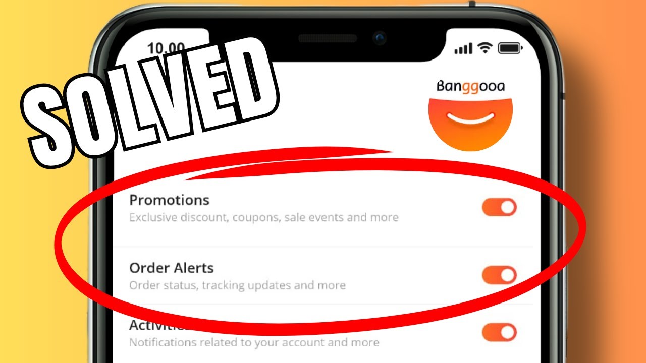 How to enable promotion alerts on Banggood