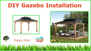 How to Install Gazebo | Timelapse installation video | #gazebo #pargola #diy #sunjoy screenshot 5