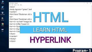 How To Create Hyperlink in HTML