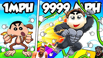 SHINCHAN Becoming the FASTEST MONKEY in Roblox with FRANKLIN & CHOP | DREAM SQUAD