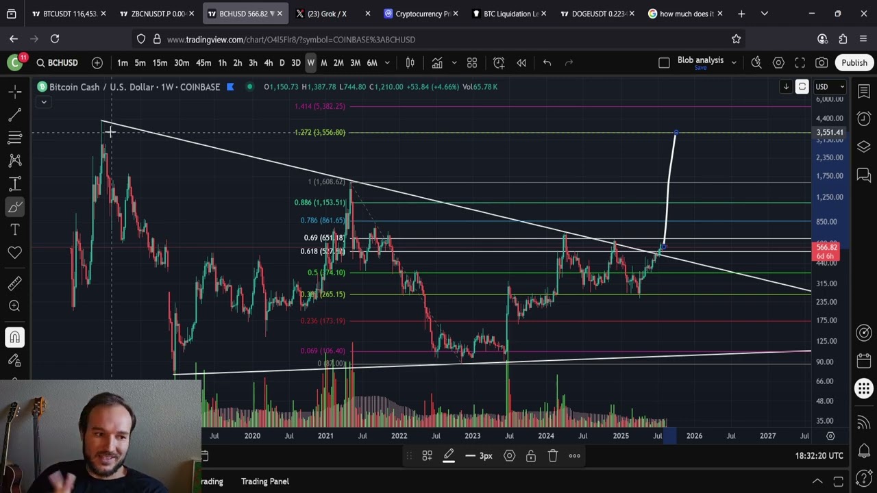 Bitcoin Cash BCH Will Reach 100K Dollars AND BEYOND: Final Moments Below 600 Dollars