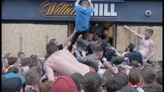 Brutal End To Atherstone Ball Game 2023 As Punches Thrown And Betting Shop Damaged