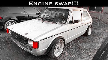 MK1 RABBIT ABA SWAP in 14 minutes (part 12)