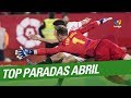 TOP Paradas Abril LaLiga Santander 2017/2018