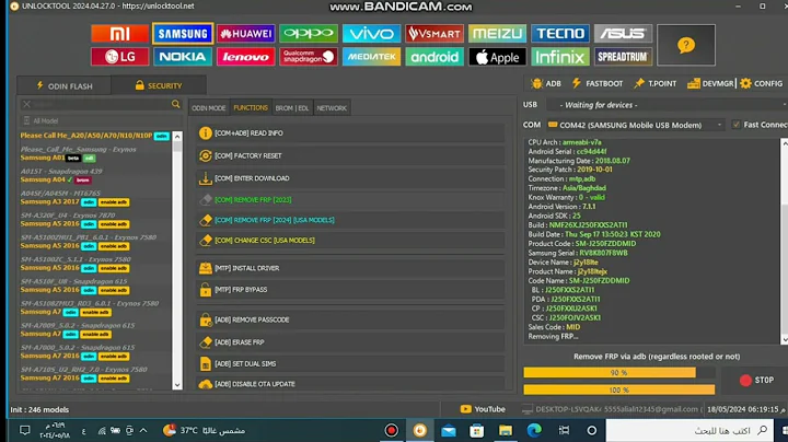 Samsung J250F FRP Bypass & Unlock Tool 2025 – 100% Working Google Account Remove"