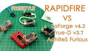 RapidFIRE V1.1.1 vs LaForge V4.2 vs TrueD V3.7 vs AchilleS (pre-production) - Bando Freestyle flying