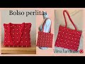 Bolso a crochet, fácil y rápido de tejer.