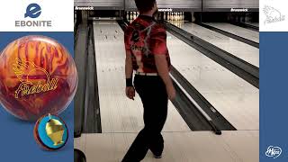 Ebonite Fireball bowling ball