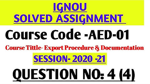 aed 01 solved assignment 2020-21, QUESTION NUMBER - 4 (4) #hindi #aed_01 #aed-01 #Session-2020-21