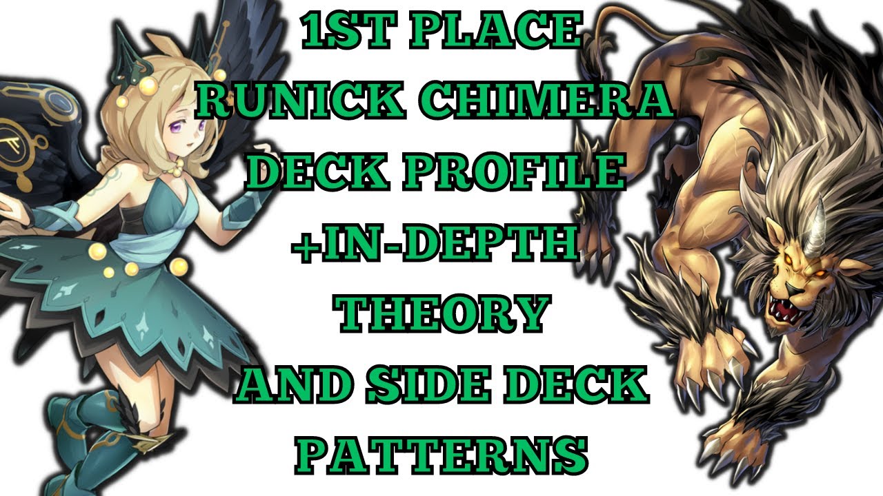 1ST PLACE RUNICK CHIMERA IN-DEPTH DECK PROFILE + SIDE DECK PATTERNS! 