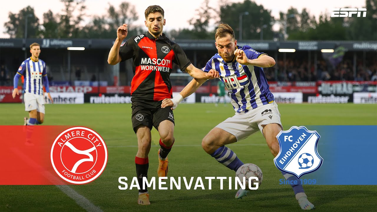 💥 𝐙𝐈𝐍𝐃𝐄𝐑𝐄𝐍𝐃𝐄 SLOTFASE in duel om 𝐡𝐚𝐥𝐯𝐞 𝐟𝐢𝐧𝐚𝐥𝐞𝐬 PLAY-OFFS! | Samenvatting Almere City - FC Eindhoven