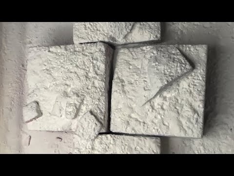 Pink dyed PNP gym chalk covered in baby powder - YouTube
