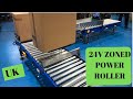 24 Volt Zoned Powered Roller Conveyor
