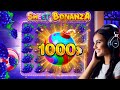 SWEET BONANZA Küçük Kasa 🍭1000 TL FARMDAN 85 000 TL KOYDUK 🔱 1000X VURGUNU  BIG WIN #sweetbonanza