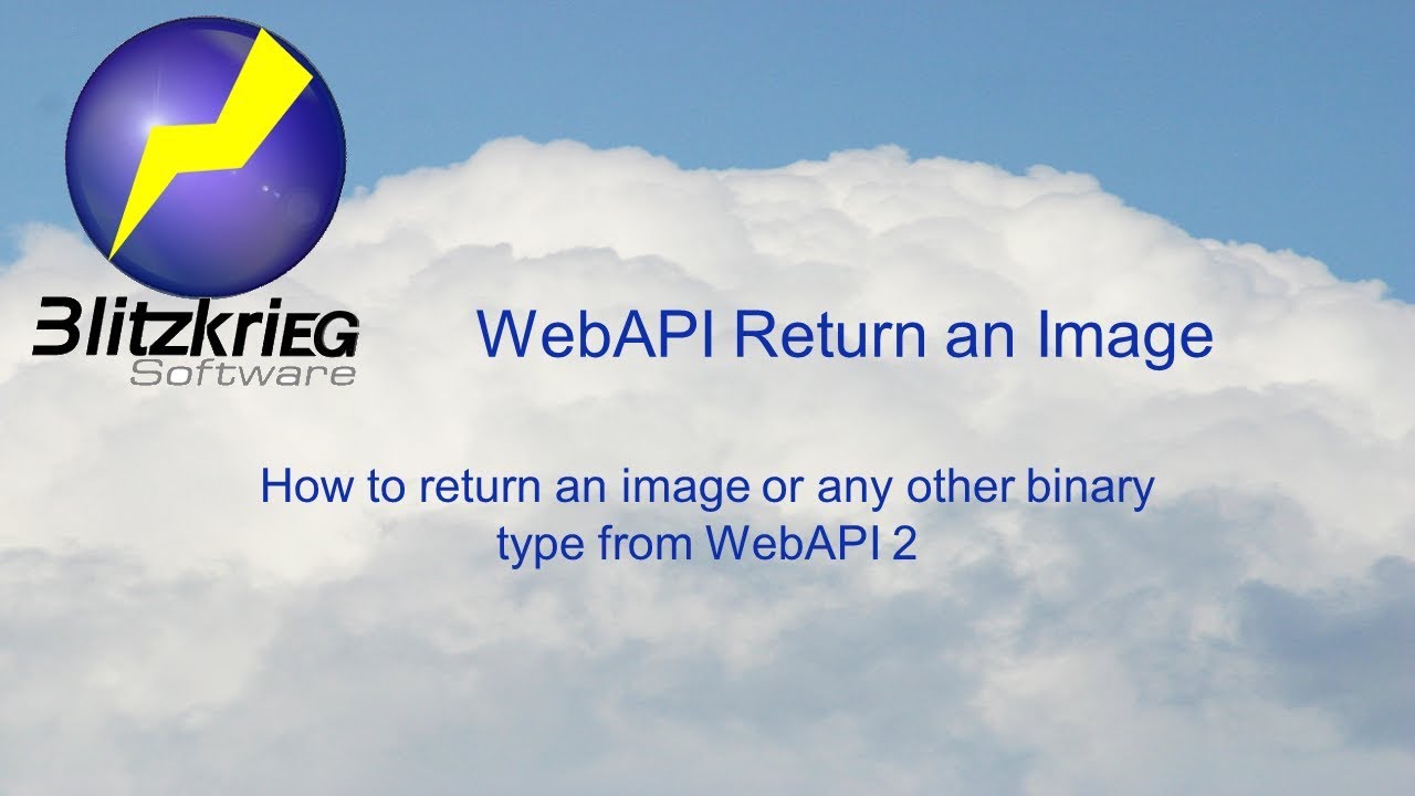 WebAPI 2: Returning an Image (or other file type) - YouTube