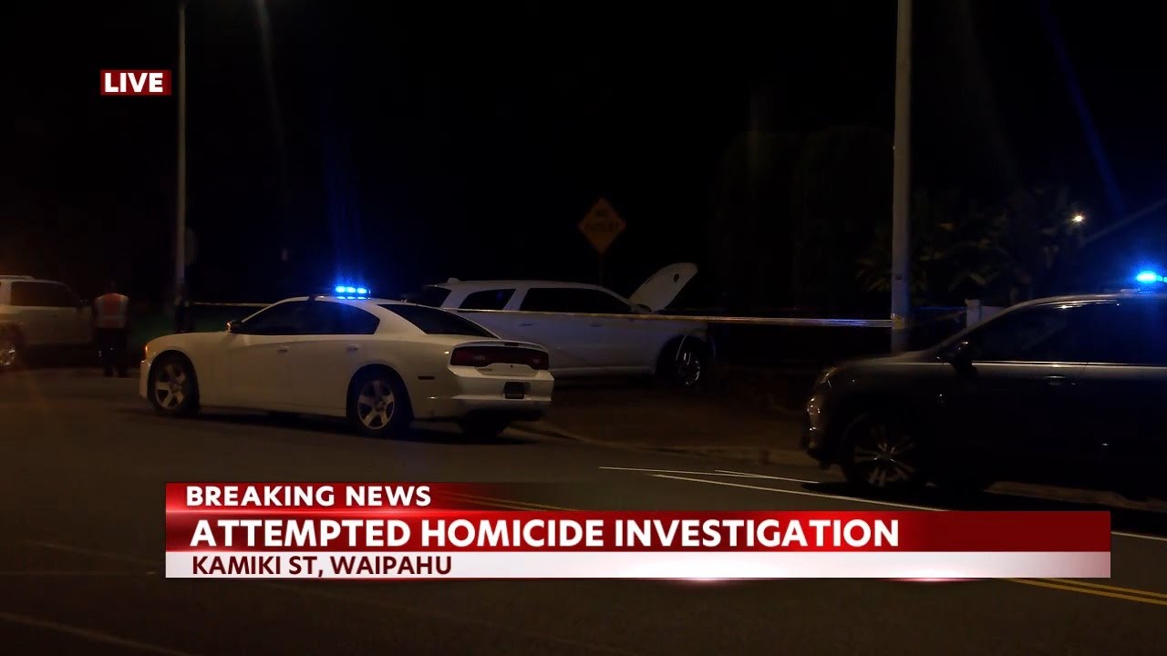 Honolulu Police investigate Attempted Murder in Waipahu - YouTube