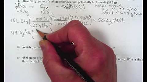 Stoichiometry-Limiting Reactant and Percent Yield