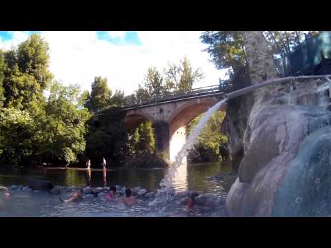 Terme libere di Petriolo in provincia di Siena.