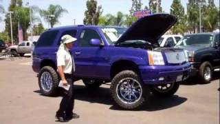 101087 CUSTOM 2004 CADILLAC ESCALADE OFF ROAD LIFTED
