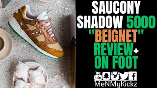 Sneaker Politics x Cafe Du Monde x Saucony Shadow 5000 'Beignet' Review + On Foot · S704741