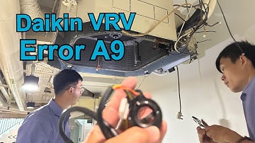 How to solved air conditioner Error A9 | Daikin VRV