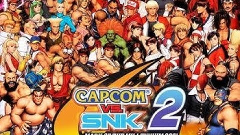 Capcom vs. SNK 2: Mark Of The Millennium 2001 PS3 GAMEPLAY