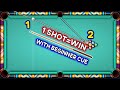 New Golden Break 9 Ball Pool 1 Shot=Win 100% With Beginner Cue 🔥 8 Ball Pool Low Level Players Shot