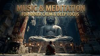 Peaceful music for yoga and deep meditation ~ calm music for sleep and anxiety relief 432Hz