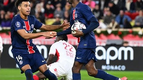Le PSG s’impose 4-2 à Monaco, et prends le large au classement