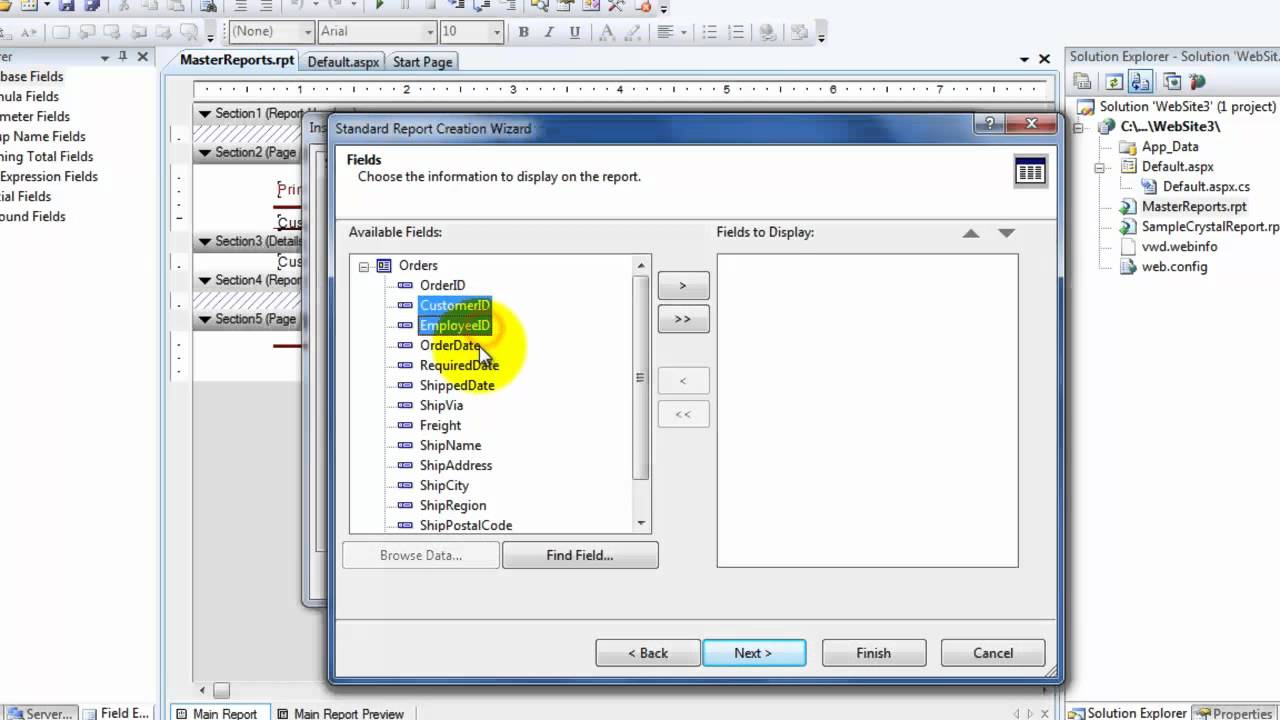 Adding A Subreport In Crystal Reports Riset