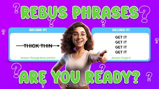 Rebus Phrases: Fun Puzzles & Brain Teasers!