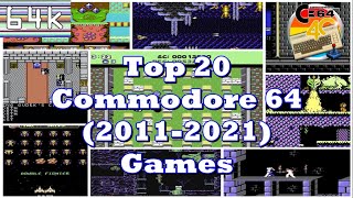 Top 20 Commodore 64 (2011-2021) Games