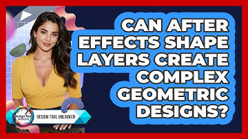 Can After Effects Shape Layers Create Complex Geometric Designs? - Design Tool Unlocked