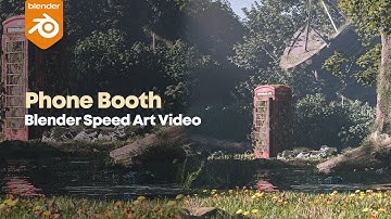 Phone Booth | Blender Surreal Speed Art