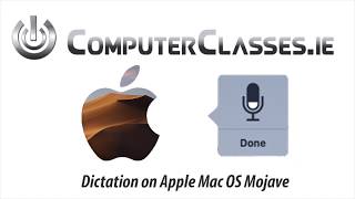 Apple Mac Os Mojave - Dictation Tutorial