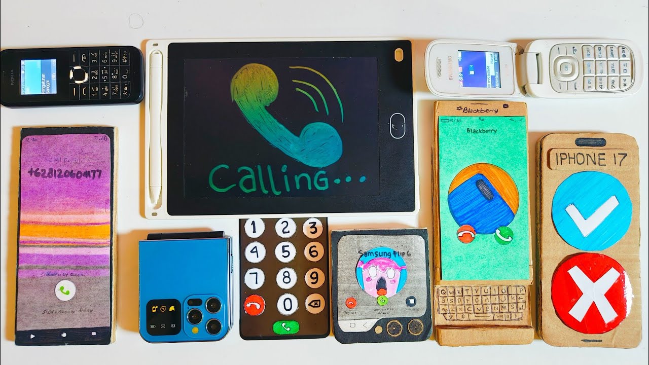 Tablet + Number Keys Calling On Xperia pro 1, Nokia, Galaxy Z flip 6, iPhone 17pm, Blackberry,i15pro