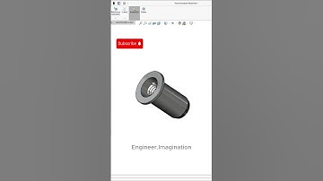Twist Resistant Rivet Nut |@Engineer.Imagination | #shorts #solidworks #foryou #model #3d