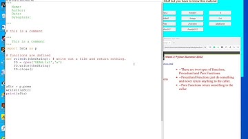 Functions Week 2 Video 9